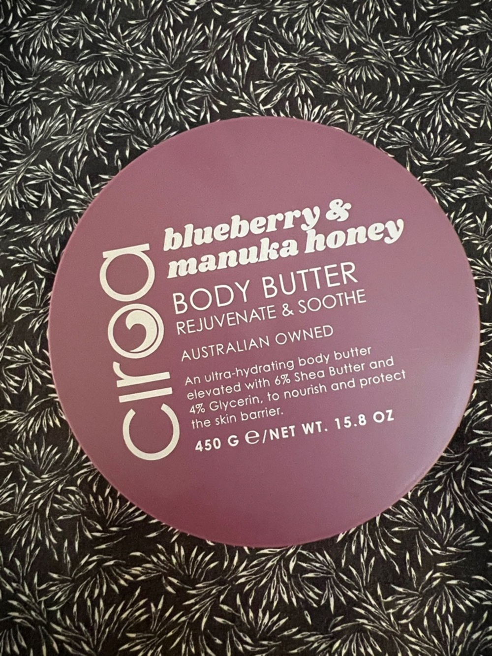 Ciroa Blueberry Manuka Honey Body Butter